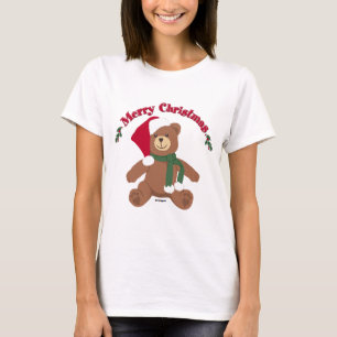 Camiseta Feliz Natal Teddy Bear