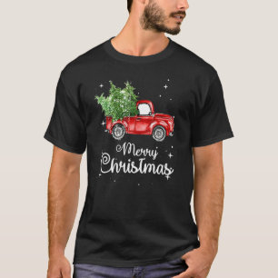 Camiseta Feliz Natal Tree Red Xadrez De Búfalo Para M