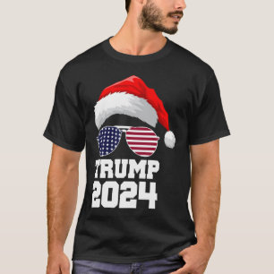 Camiseta Feliz Natal Trump 2024