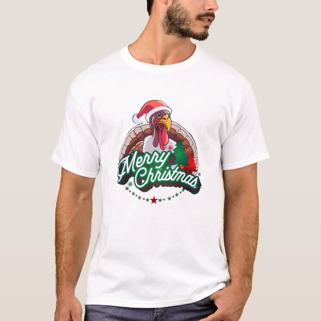 Camiseta Feliz Natal Turco T-Shirt (Frente)