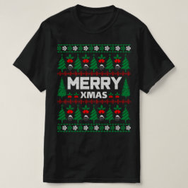 Camiseta feliz Natal Ugly Sweater
