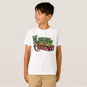 Camiseta Feliz Natal Vermelho e Verde