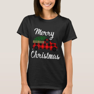 Camiseta Feliz Natal Vintage Fazenda Truck