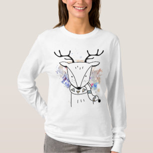 Camiseta Feliz Natal - Xmas - Rudolph Reindeer