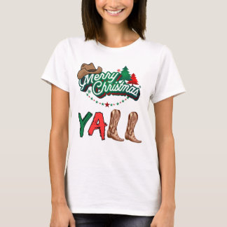 Camiseta Feliz Natal Yall