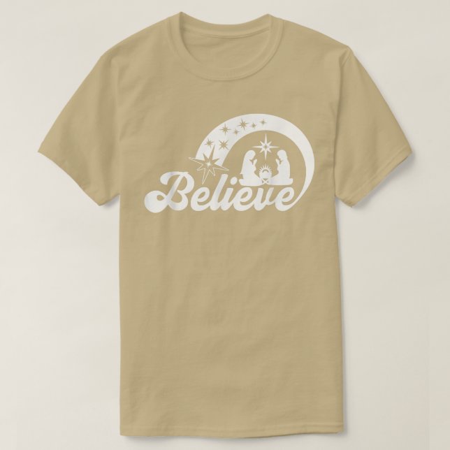 Camiseta Feliz NatalAcredite (Frente do Design)