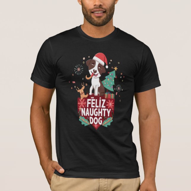 Camiseta Feliz Naughty Dog (Frente)