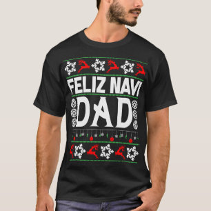 Camiseta Feliz Navi Pai-Navidad Ugly Christmas Sweater