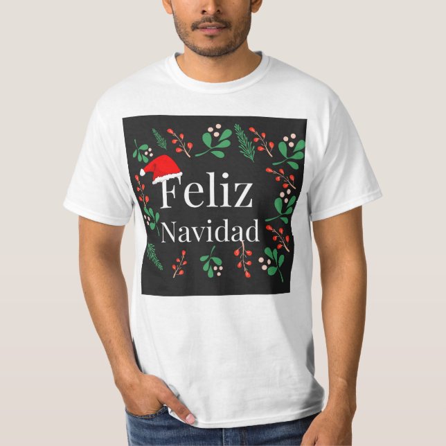 CAMISETA FELIZ NAVIDAD (Frente)