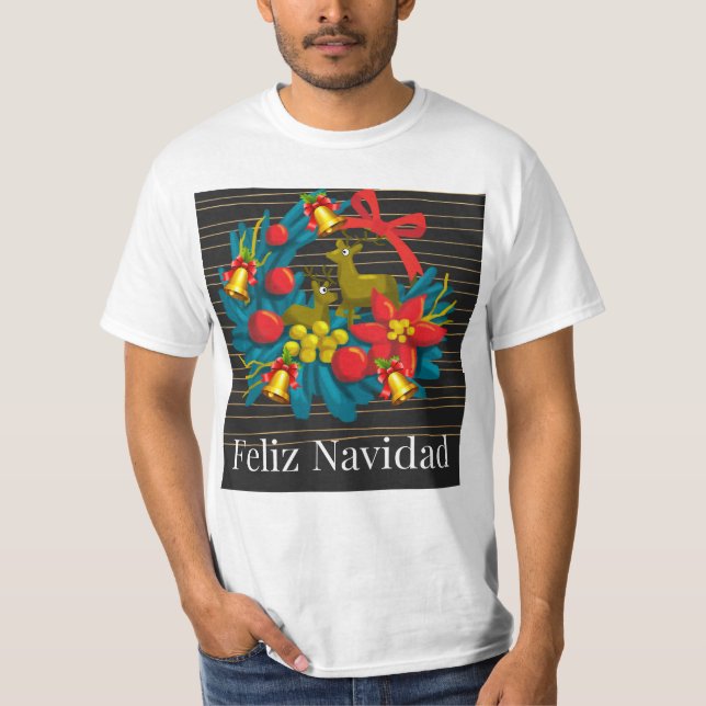 CAMISETA FELIZ NAVIDAD (Frente)