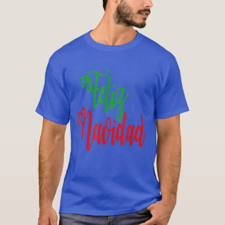 Camiseta Feliz Navidad Espanhola Felry Natal 2021 Engraçado