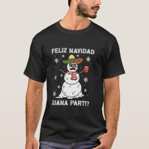 Camiseta Feliz Navidad Juana Partido Legal Presente Mexican