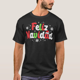 Camiseta Feliz Navidad Matching Family Spanish Christmas Me