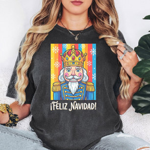 Camiseta Feliz Navidad Rei Quebra-Nozes Natal