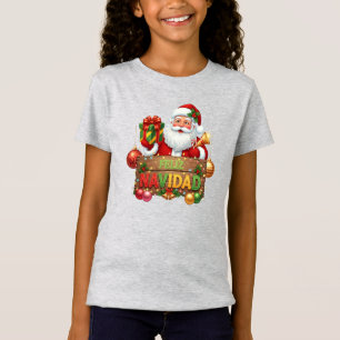 Camiseta Feliz Navidad Santa Natal