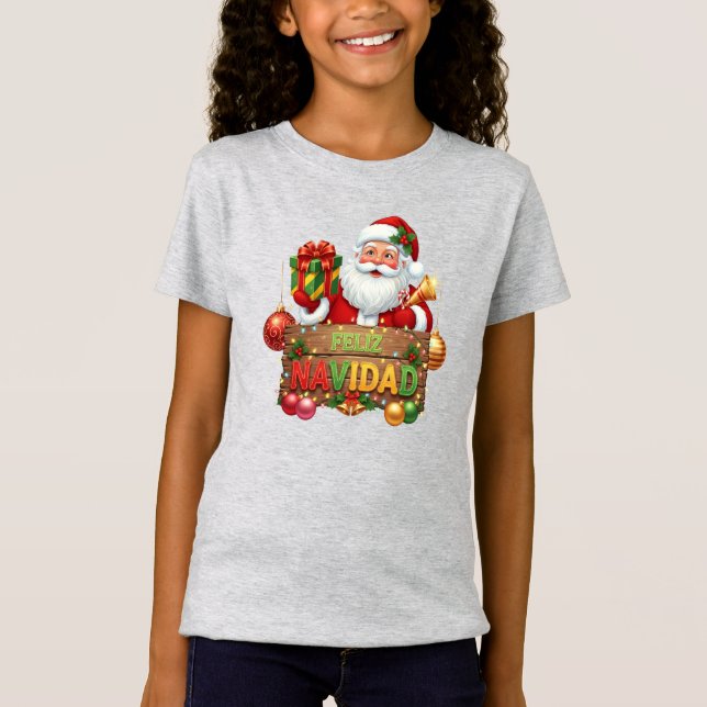 Camiseta Feliz Navidad Santa Natal (Frente)