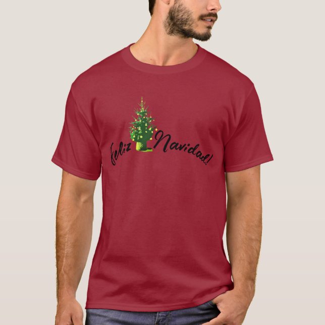 Camiseta Feliz Navidad! Símbolo de navidad T-Shirt (Frente)
