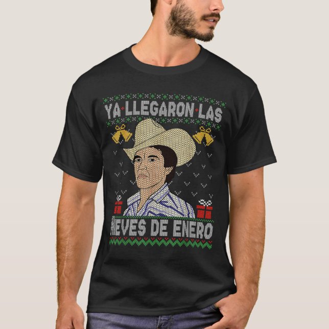 Camiseta Feliz Navidad Spanish Las Nieves De Enero El Del C (Frente)