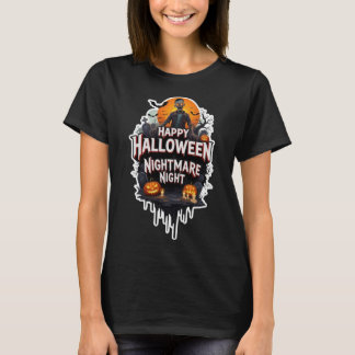 Camiseta Feliz Noite de Pesadelo de Halloween