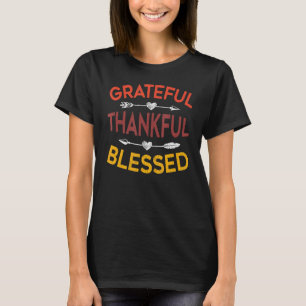Camiseta Feliz Obrigados Felizes do outono Feliz
