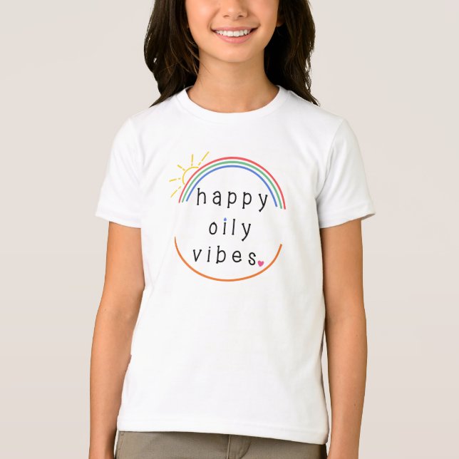 Camiseta Feliz Oily Vibes (Frente)