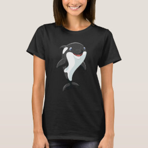 Camiseta Feliz Orca I Baleia Filhos Orca Baleia