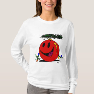 Camiseta Feliz Ornamento, Mulher Encapuzada