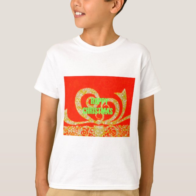 Camiseta Feliz Ouro de Natal Red Snowflex.jpg (Frente)