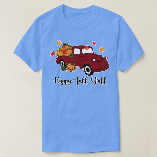 Camiseta Feliz outono, Aall28 (Frente do Design)