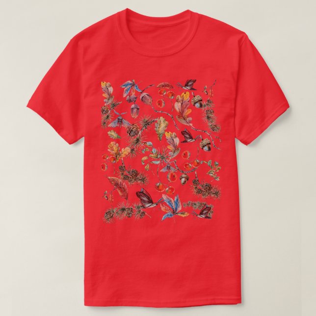 Camiseta feliz outono de vocês (Frente do Design)