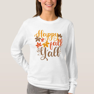 Camiseta Feliz outono para vocês
