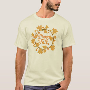 Camiseta Feliz Outono pra Todos Temporada de Abó