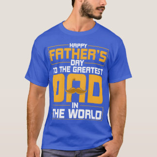 Camiseta Feliz Padre Dayohe Grande Pai Mens Pai