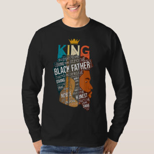 Camiseta Feliz Pai 2019s Dia Negro Rei Afro Afri