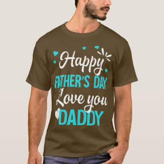Camiseta Feliz Pai De Dia de os pais Para Crianças Pais Juv