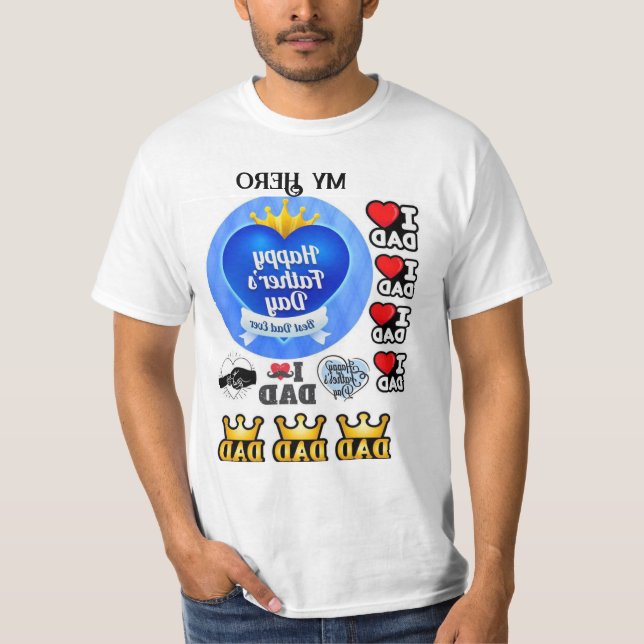 Camiseta Feliz Pai Melhor pai de sempre (Frente)