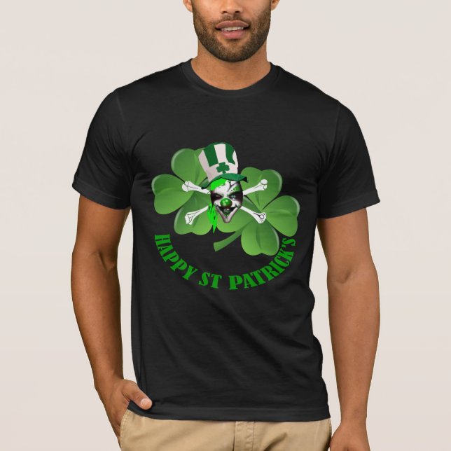 Camiseta Feliz palhaço da Rua Patrick (Frente)
