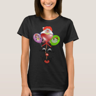 Camiseta Feliz Palhaço De Aniversário Para Menina Bebê Ou B