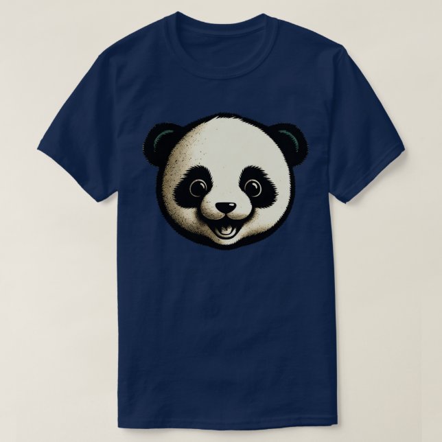 Camiseta feliz Panda (Frente do Design)