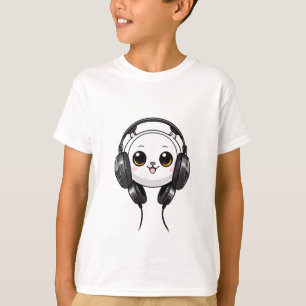 Camiseta Feliz Panda e a Música em Todo o lado