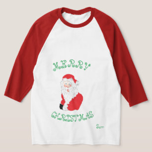 Camiseta Feliz Papai noel de Natal
