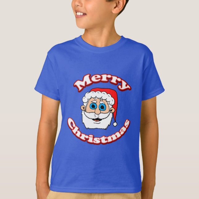 Camiseta Feliz Papai noel de Natal (Frente)