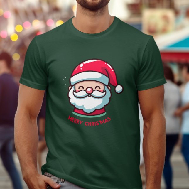Camiseta Feliz Papai noel de Natal (Criador carregado)