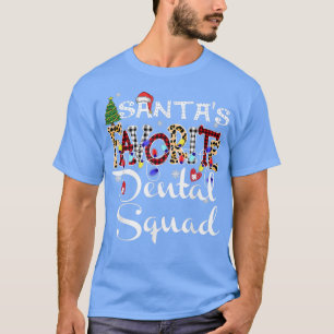 Camiseta Feliz Papai noel de Natal Favorito ao Xmas da Praç