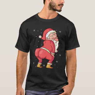 Camiseta Feliz Papai noel de Natal - Feliz Motif de Natal
