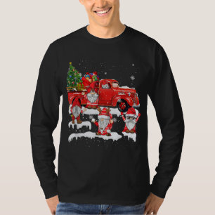 Camiseta Feliz Papai noel de Natal Gnomo com Gnomos de Cami