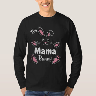 Camiseta Feliz Páscoa A Mamãe Coelhinha Família Correspond
