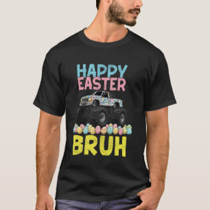 Camiseta Feliz Páscoa, Cara! Coelhinho de Caminhão Monstro