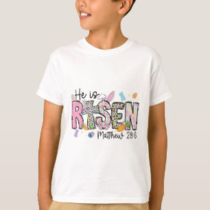 Camiseta Feliz Páscoa Ele Ressuscitou Jesus Mateus 286 Mulh