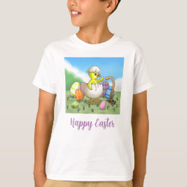 Camiseta Feliz Páscoa Frango